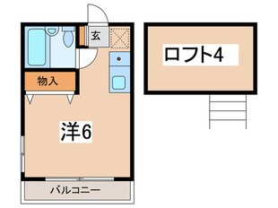 メゾン・ラ・フルールの物件間取画像